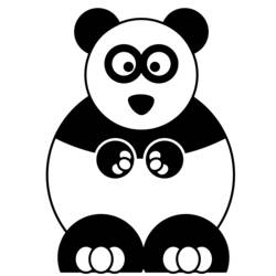 Coloring page: Panda (Animals) #12538 - Free Printable Coloring Pages