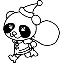 Coloring page: Panda (Animals) #12544 - Printable coloring pages