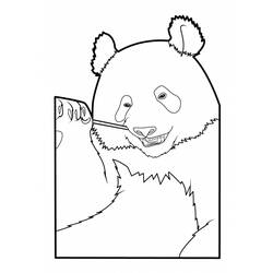 Coloring page: Panda (Animals) #12579 - Free Printable Coloring Pages