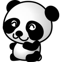 Coloring page: Panda (Animals) #12585 - Printable coloring pages