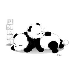 Coloring page: Panda (Animals) #12612 - Printable coloring pages