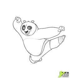 Coloring page: Panda (Animals) #12613 - Free Printable Coloring Pages