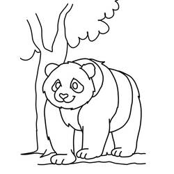 Panda (Animals) coloring page #175210 to print and color