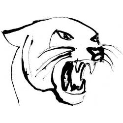 Coloring page: Panther (Animals) #15542 - Printable coloring pages