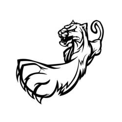 Coloring page: Panther (Animals) #15569 - Printable coloring pages