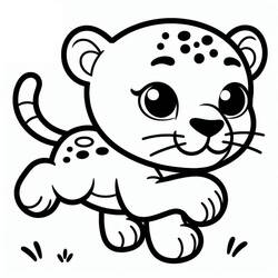 Panther (Animals) coloring page #214438 to print and color