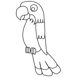Coloring page: Parrot (Animals) #16107 - Free Printable Coloring Pages