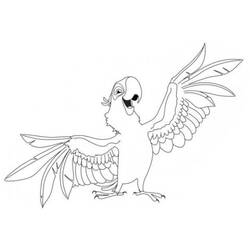 Coloring page: Parrot (Animals) #16119 - Printable coloring pages