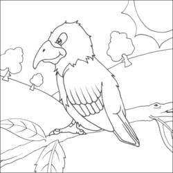 Coloring page: Parrot (Animals) #16128 - Free Printable Coloring Pages