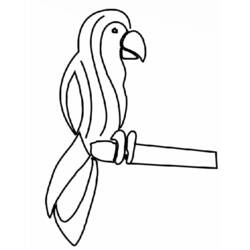 Coloring page: Parrot (Animals) #16152 - Free Printable Coloring Pages