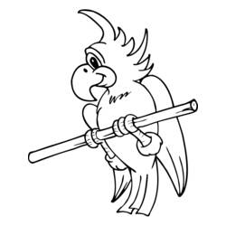 Coloring page: Parrot (Animals) #16181 - Free Printable Coloring Pages