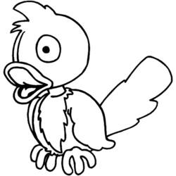 Coloring page: Parrot (Animals) #16210 - Free Printable Coloring Pages