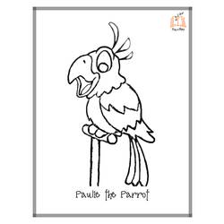 Coloring page: Parrot (Animals) #16244 - Printable coloring pages