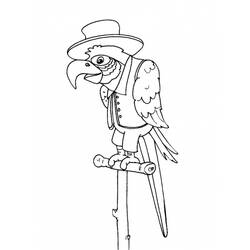 Coloring page: Parrot (Animals) #16248 - Free Printable Coloring Pages