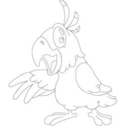 Coloring page: Parrot (Animals) #16259 - Free Printable Coloring Pages