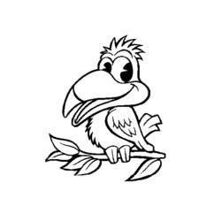 Coloring page: Parrot (Animals) #16260 - Free Printable Coloring Pages