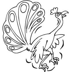 Peacock (Animals) coloring page #197609 to print and color