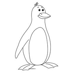 Coloring page: Penguin (Animals) #16824 - Printable coloring pages
