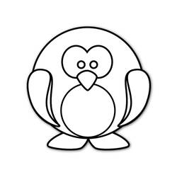 Coloring page: Penguin (Animals) #16846 - Free Printable Coloring Pages