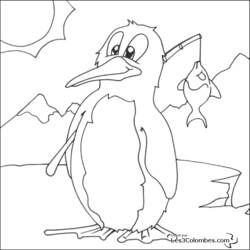 Coloring page: Penguin (Animals) #16857 - Free Printable Coloring Pages