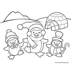 Coloring page: Penguin (Animals) #16865 - Free Printable Coloring Pages