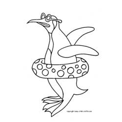 Coloring page: Penguin (Animals) #16890 - Free Printable Coloring Pages