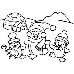 Coloring page: Penguin (Animals) #16894 - Printable coloring pages