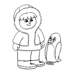 Coloring page: Penguin (Animals) #16910 - Printable coloring pages