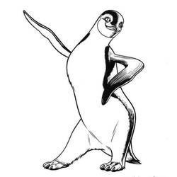 Coloring page: Penguin (Animals) #16948 - Printable coloring pages