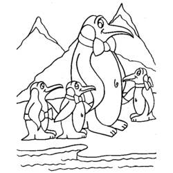 Coloring page: Penguin (Animals) #16958 - Free Printable Coloring Pages