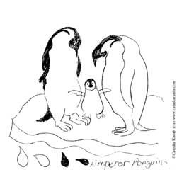 Coloring page: Penguin (Animals) #17005 - Free Printable Coloring Pages