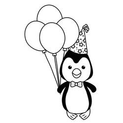 Penguin (Animals) coloring page #186569 to print and color