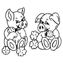Coloring page: Pig (Animals) #3626 - Free Printable Coloring Pages