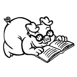 Coloring page: Pig (Animals) #3697 - Free Printable Coloring Pages