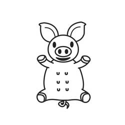 Coloring page: Pig (Animals) #3712 - Free Printable Coloring Pages
