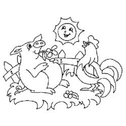 Coloring page: Pig (Animals) #3714 - Free Printable Coloring Pages