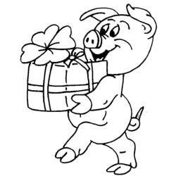 Coloring page: Pig (Animals) #3718 - Free Printable Coloring Pages