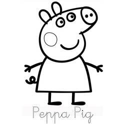 Coloring page: Pig (Animals) #3724 - Printable coloring pages