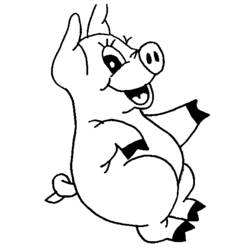 Coloring page: Pig (Animals) #3725 - Free Printable Coloring Pages