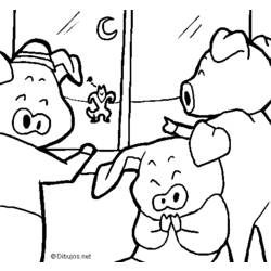 Coloring page: Pig (Animals) #3743 - Free Printable Coloring Pages
