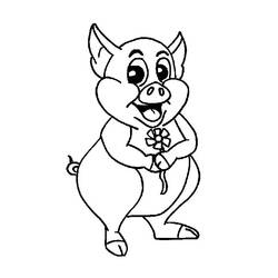 Coloring page: Pig (Animals) #3748 - Free Printable Coloring Pages