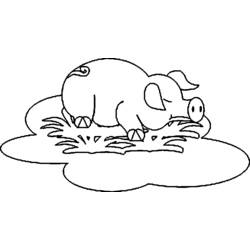 Coloring page: Pig (Animals) #3760 - Free Printable Coloring Pages