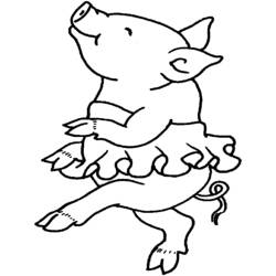 Coloring page: Pig (Animals) #3771 - Free Printable Coloring Pages