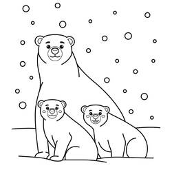 Polar Bear (Animals) coloring page #201232 to print and color