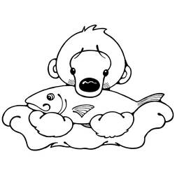 Polar Bear (Animals) coloring page #201235 to print and color
