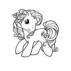 Coloring page: Pony (Animals) #17837 - Printable coloring pages