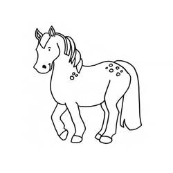 Coloring page: Pony (Animals) #17839 - Free Printable Coloring Pages