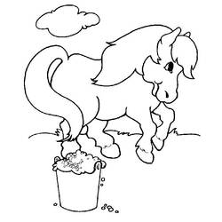 Coloring page: Pony (Animals) #17841 - Free Printable Coloring Pages