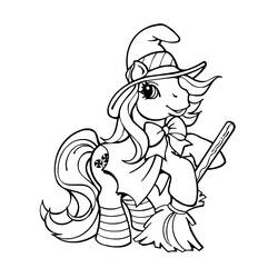 Coloring page: Pony (Animals) #17852 - Free Printable Coloring Pages