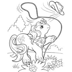 Coloring page: Pony (Animals) #17867 - Free Printable Coloring Pages